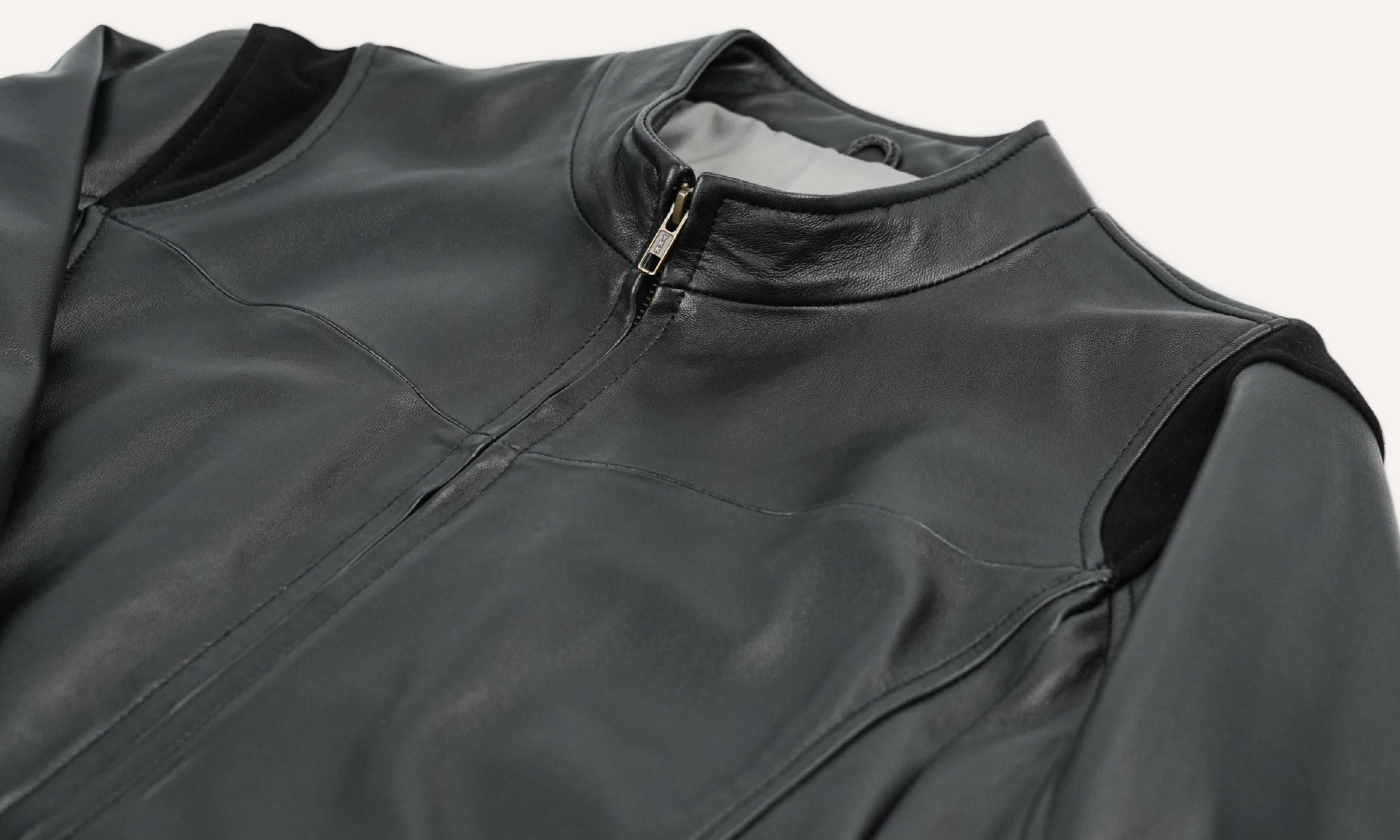 Black Hooper Leather Jacket