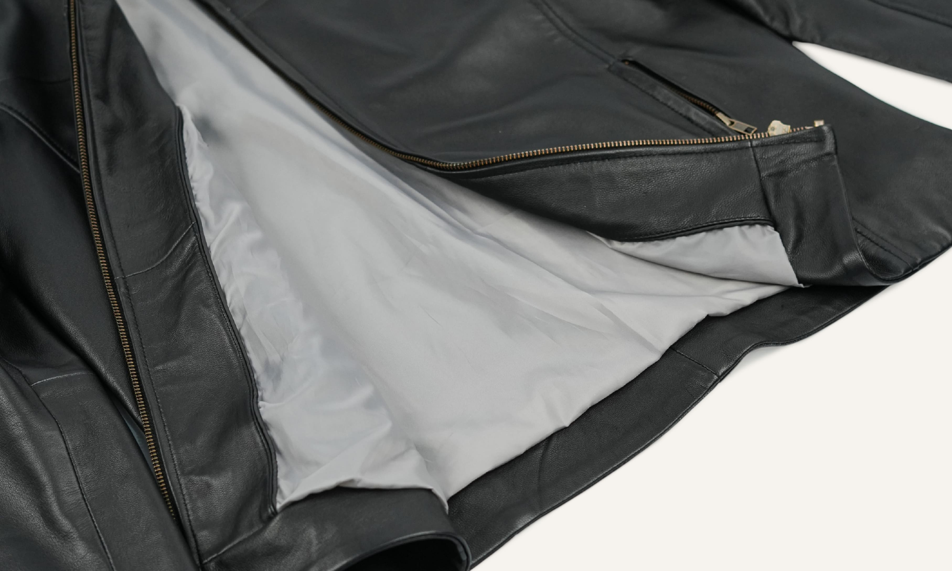 Black Hooper Leather Jacket