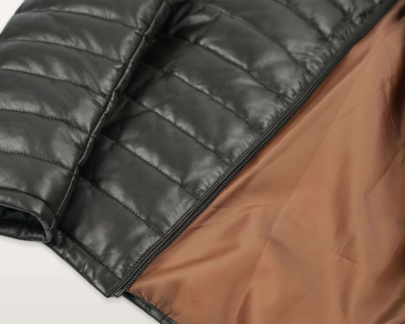 Dark Brown Lamb Leather Men Jacket