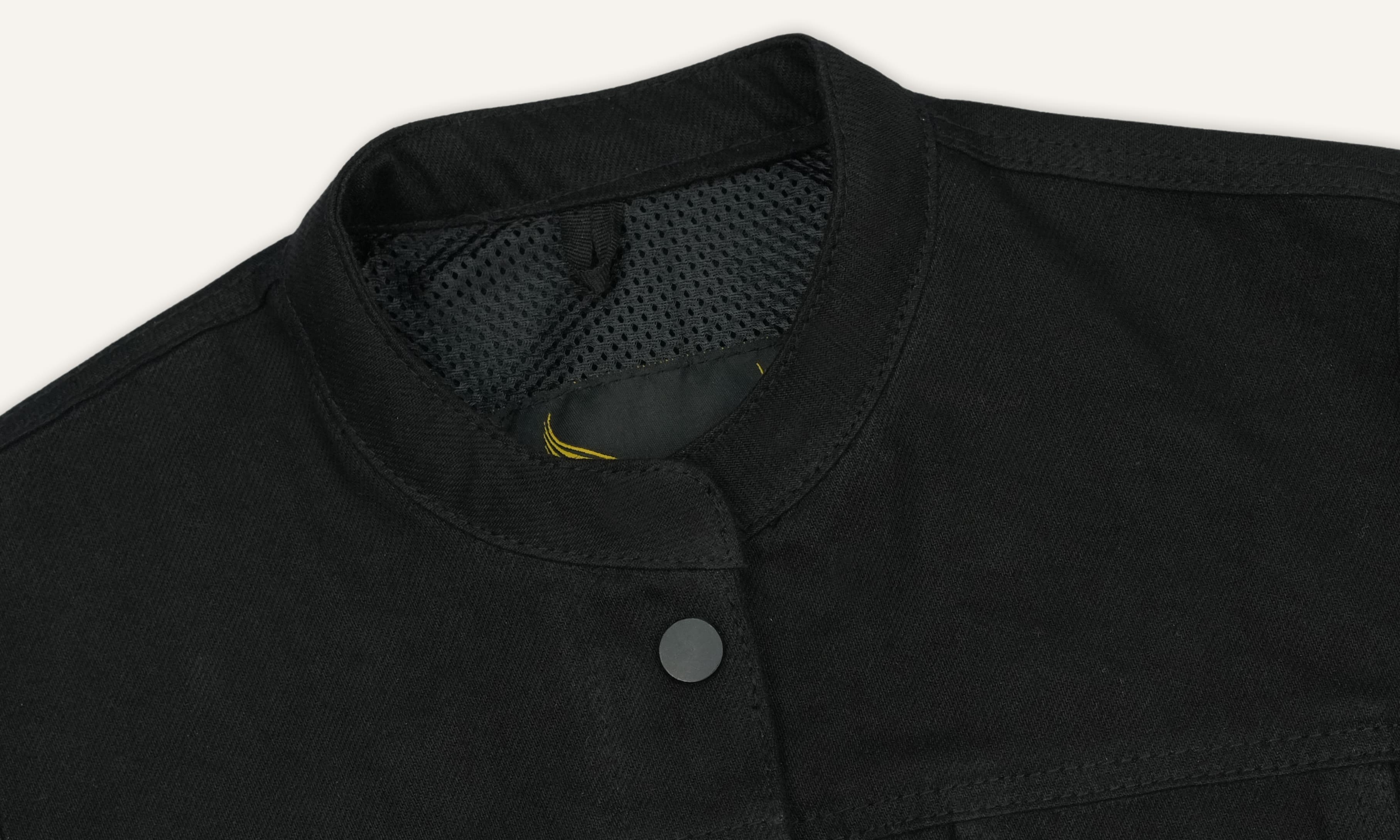 Ladies Black Denim Waistcoat