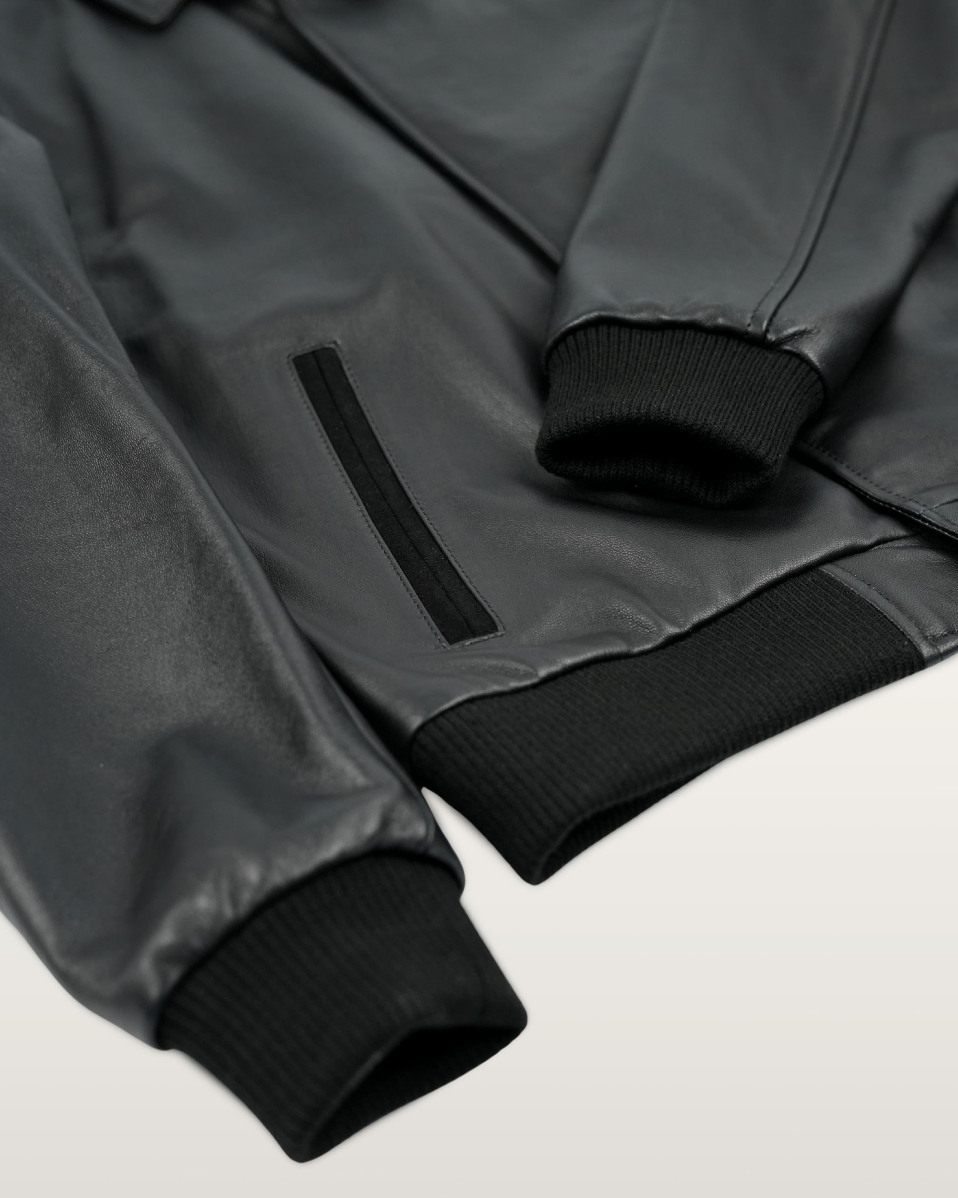 Men Black Leather Jacket
