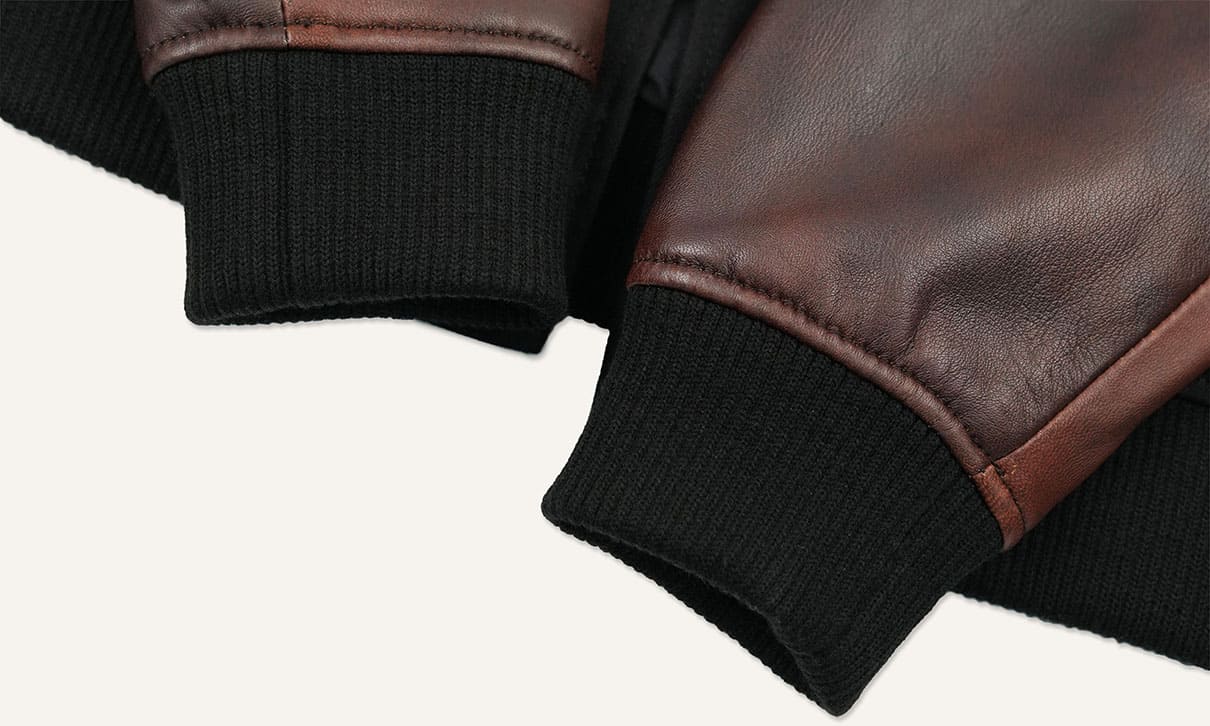 Recycled Denim Leather Jacket