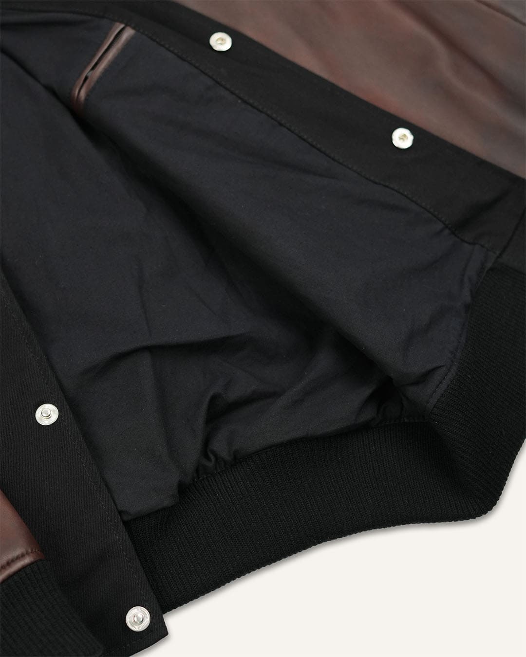 Recycled Denim Leather Jacket