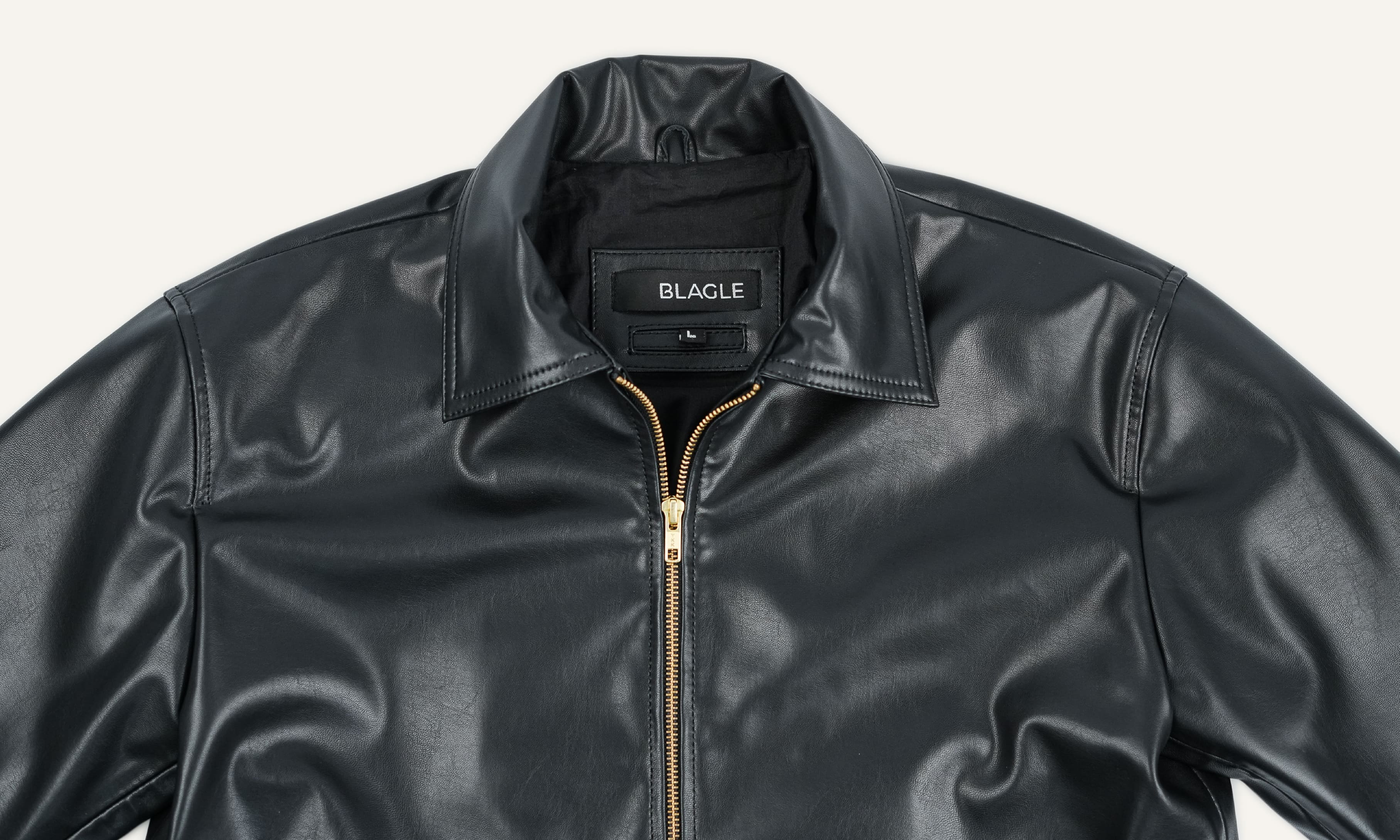 Recycled Men Leather Jacket