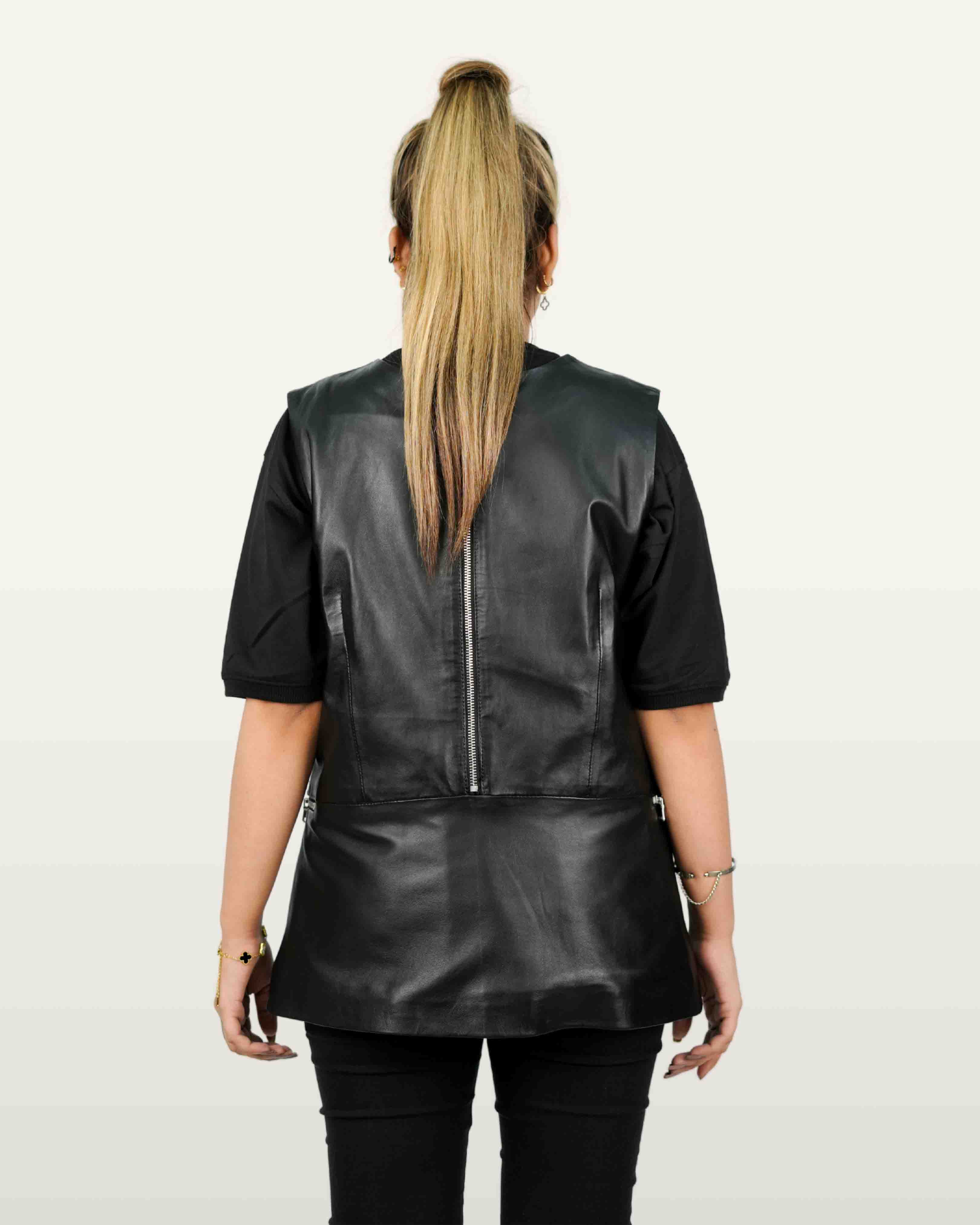 Black Leather Skirt