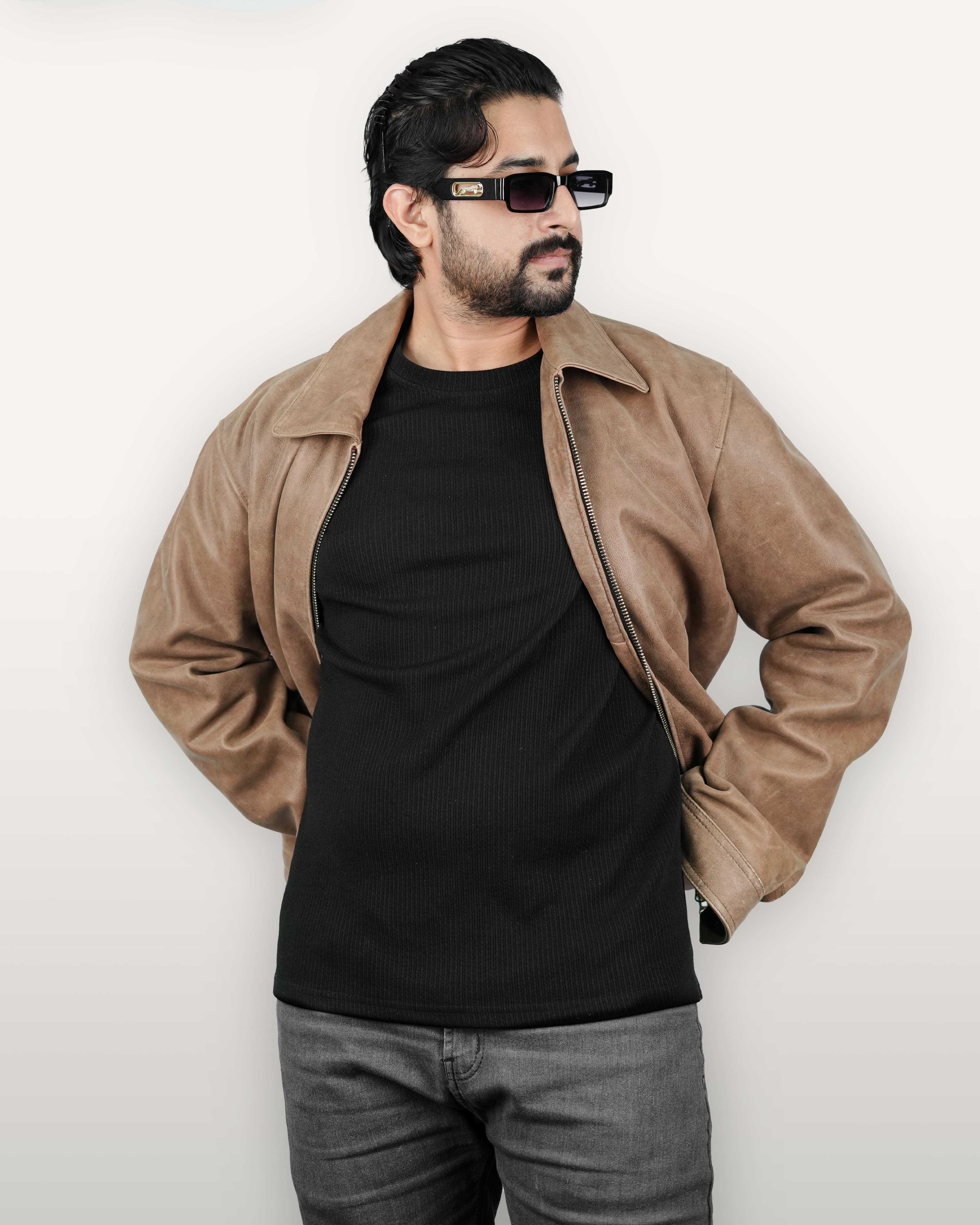 Cowhide Leather Jacket