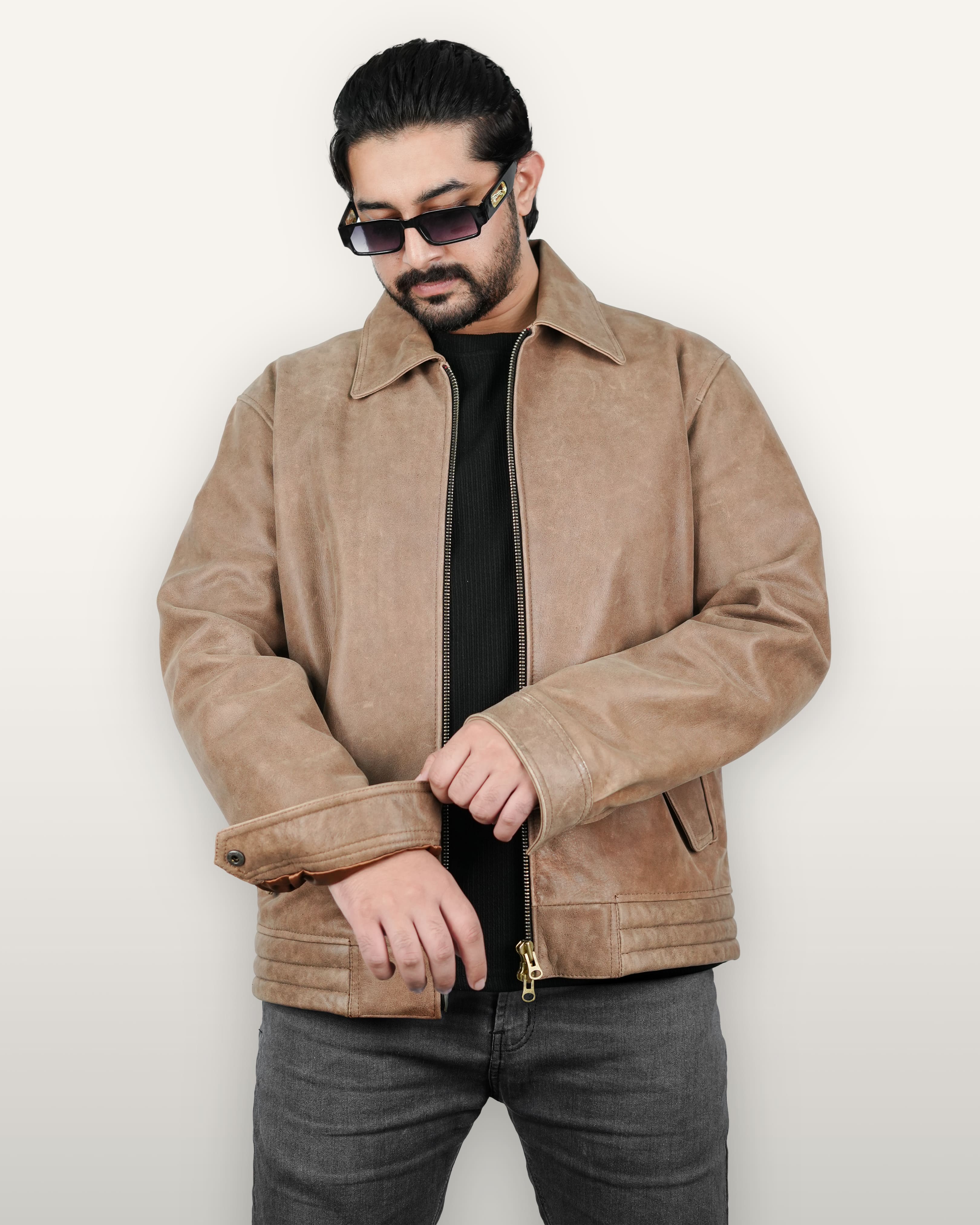Cowhide Leather Jacket