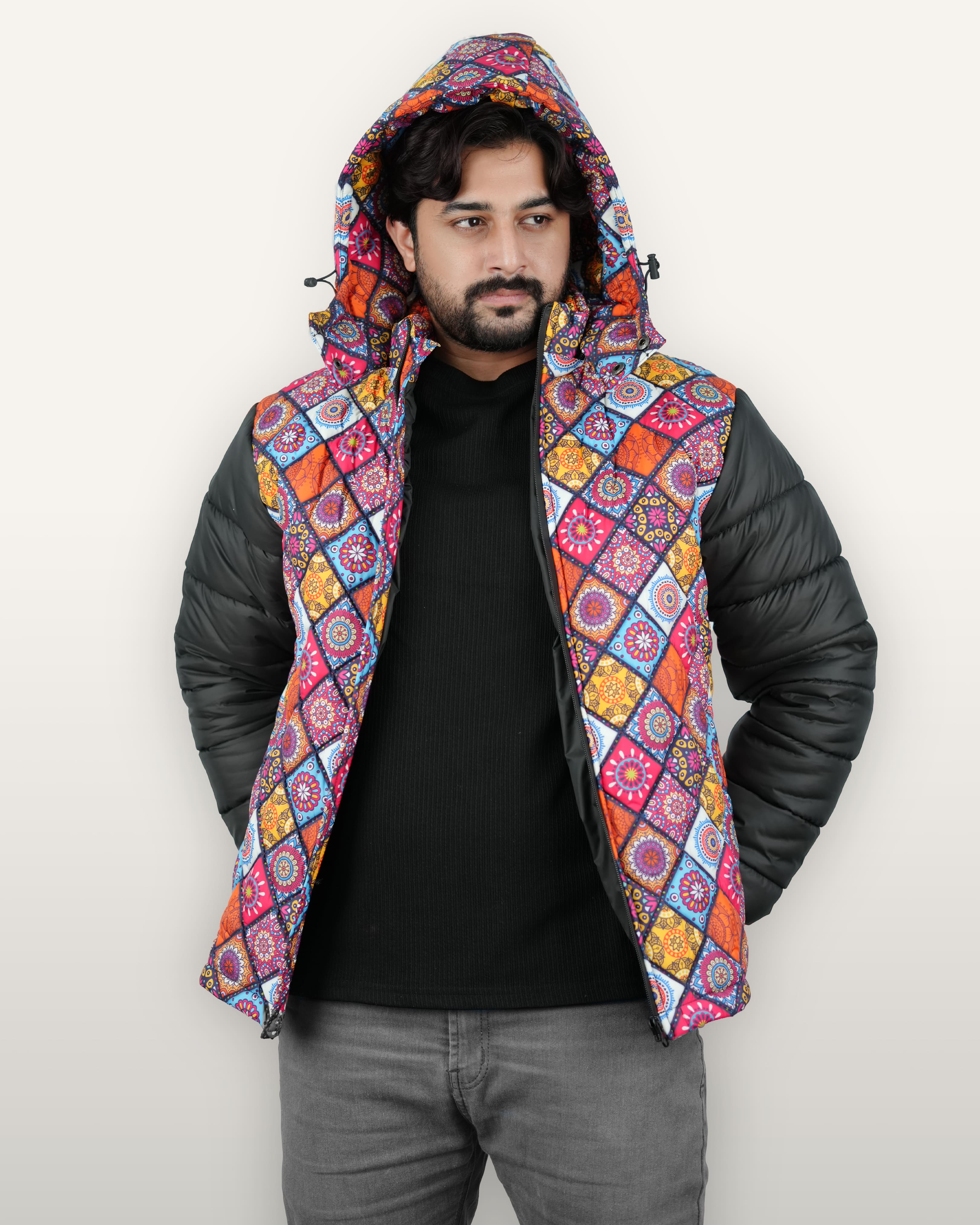 Culture Print Winter Jacket