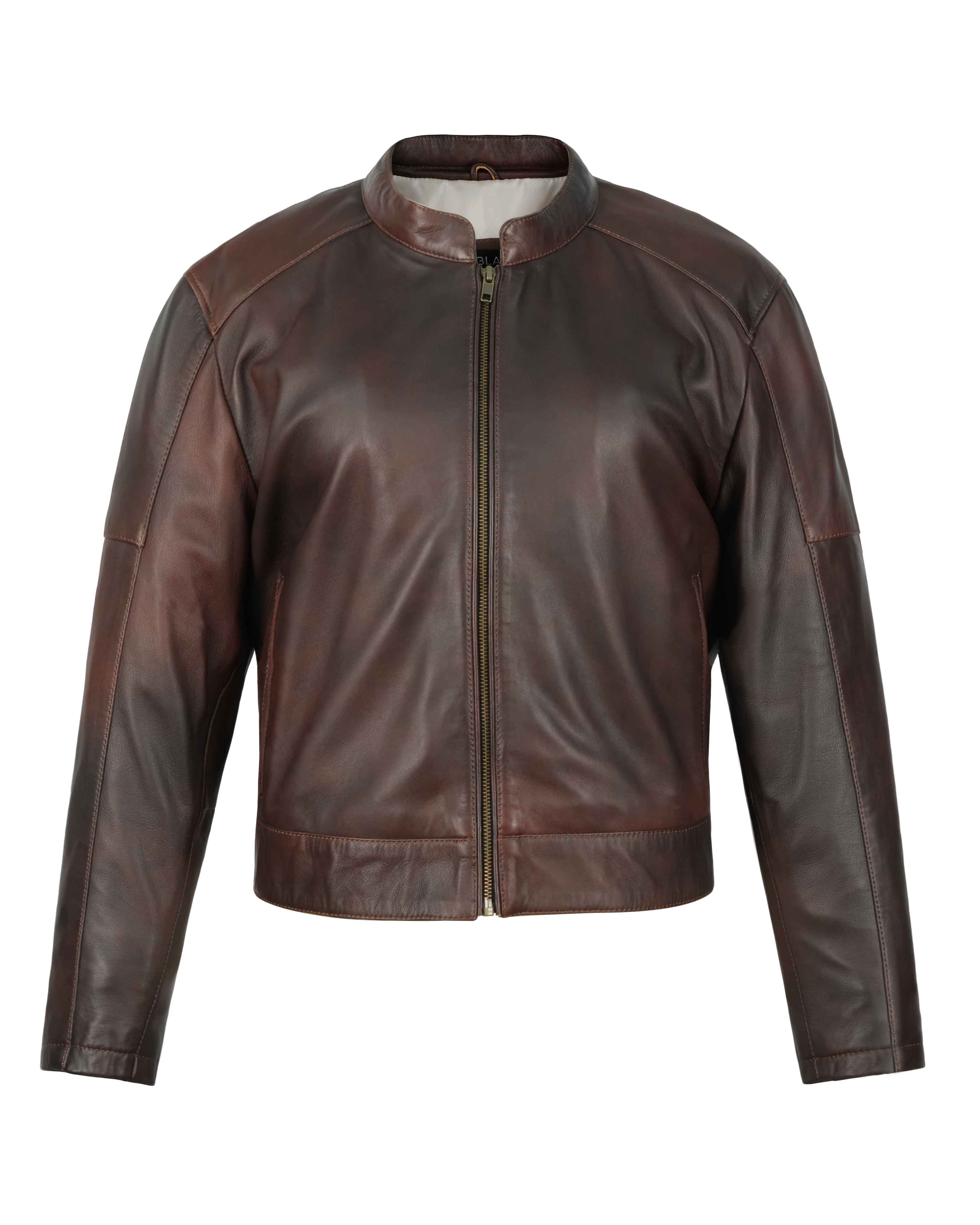 LEO Cloudy Brown Jacket