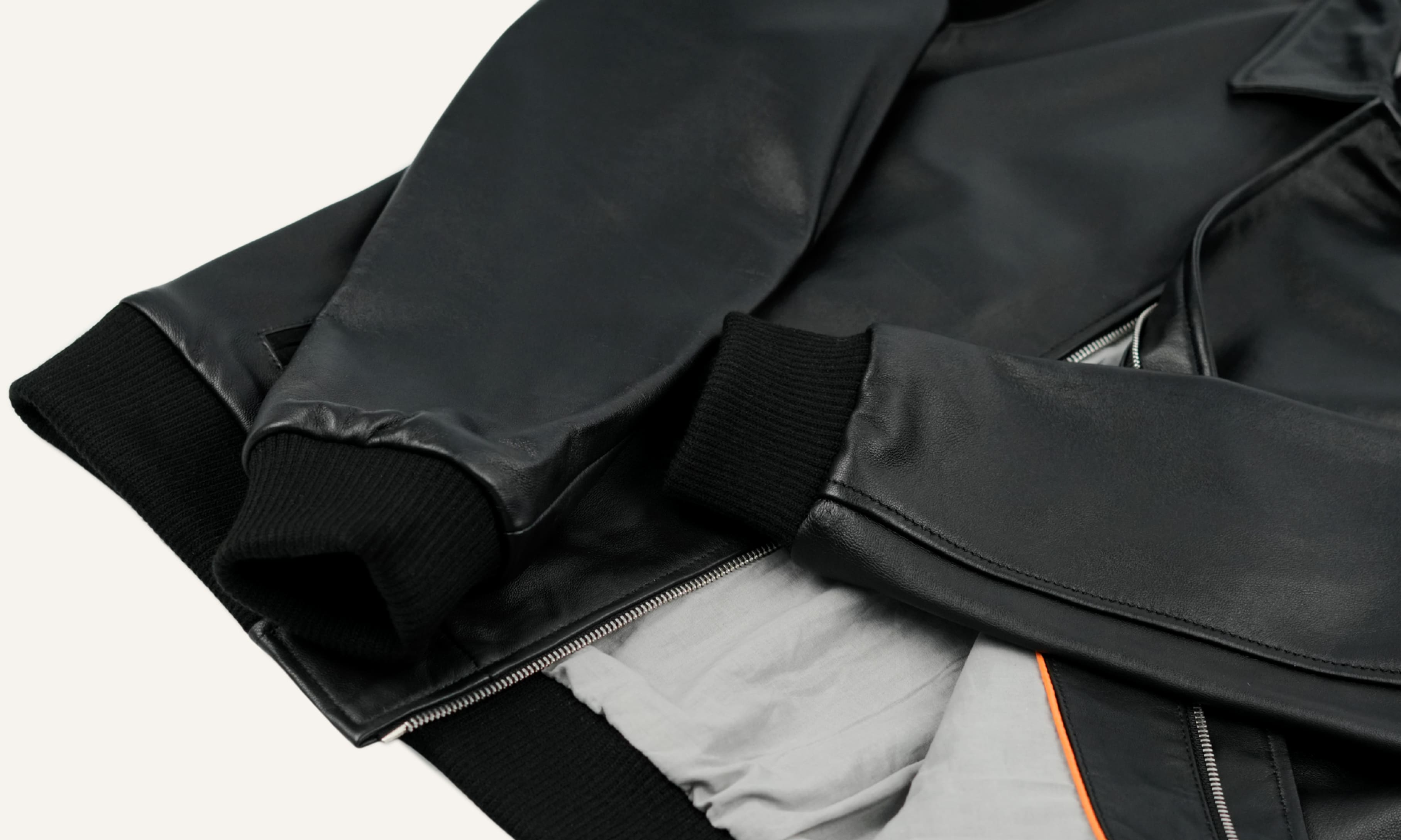 Men Black Leather Jacket