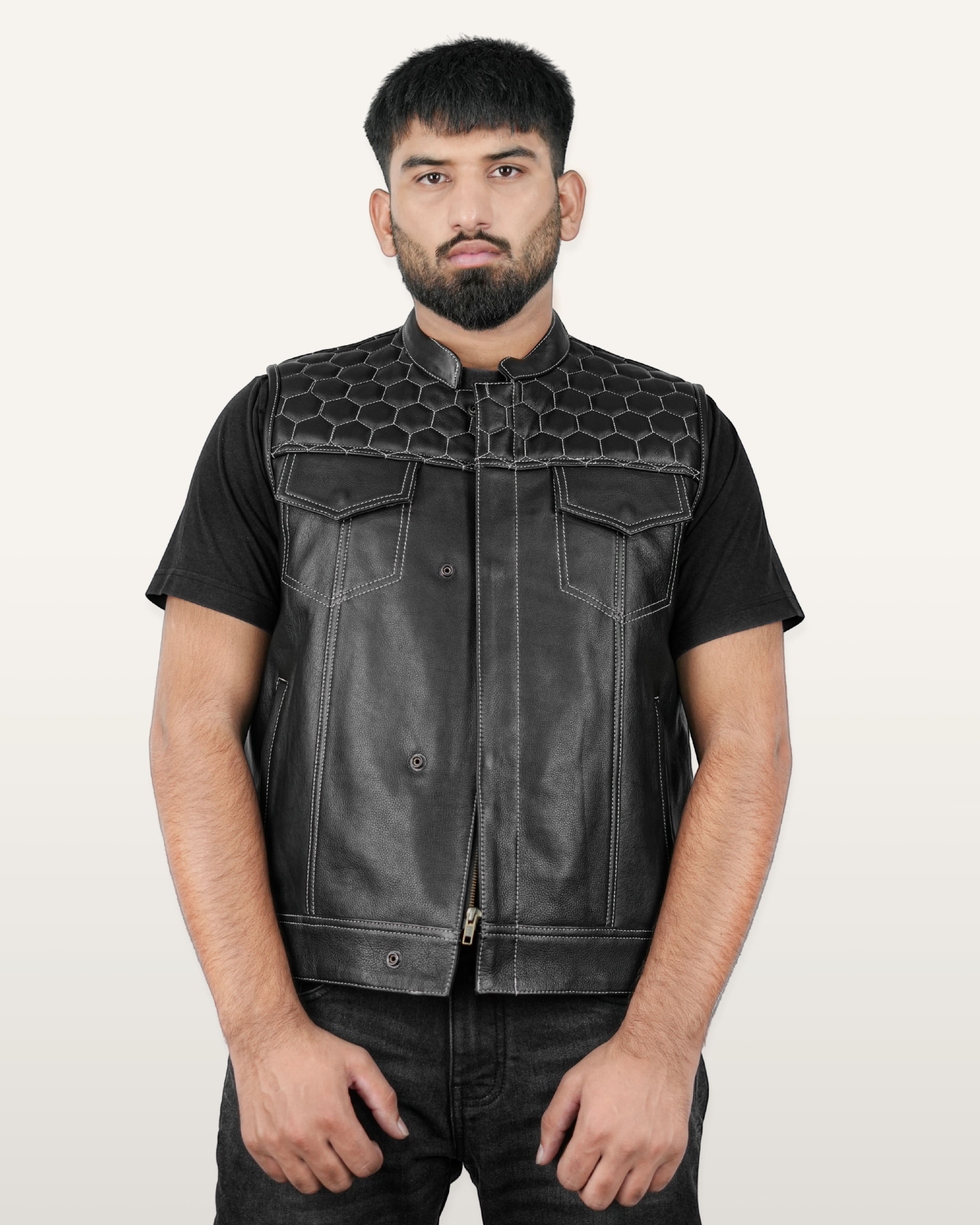 Men’s SOA Leather Waistcoat