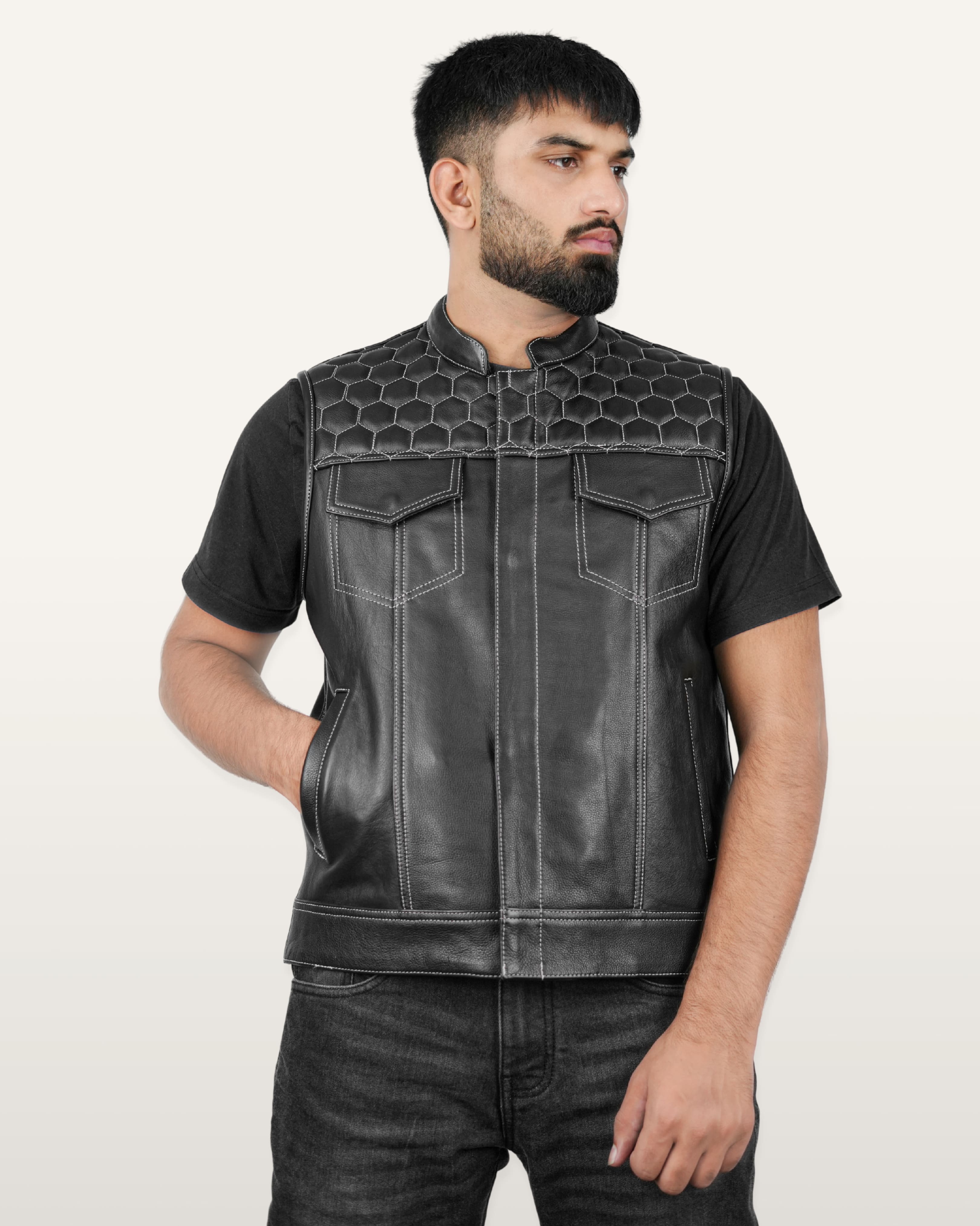 Men’s SOA Leather Waistcoat