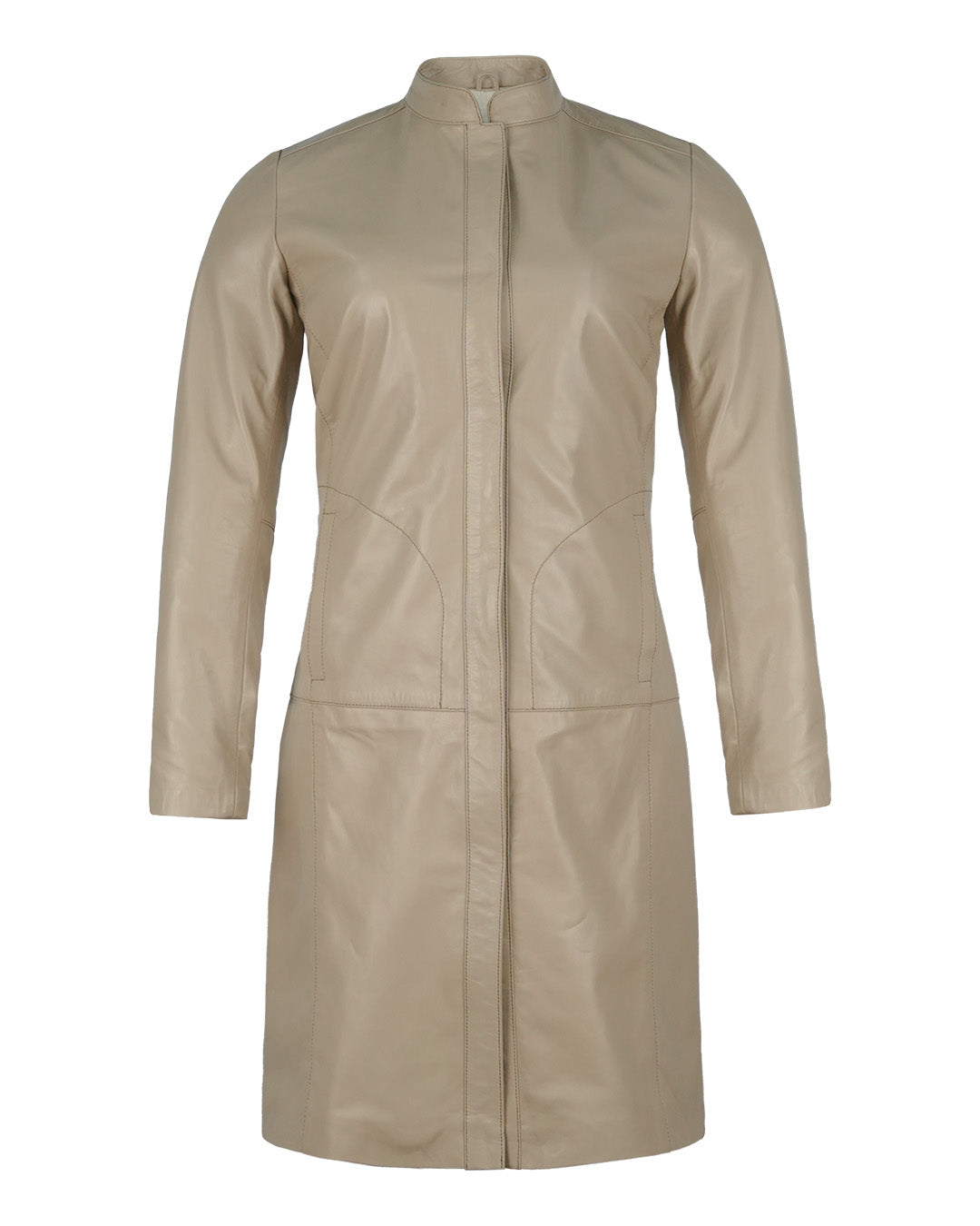 Women Lamb Leather Coat